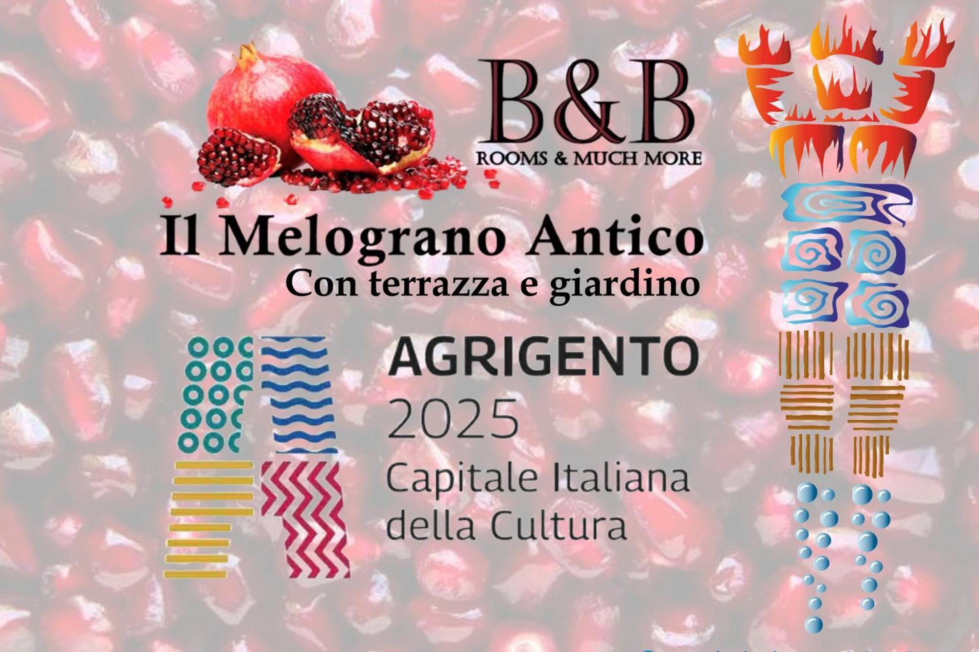 B&B Il Melograno Antico Con Terrazza E Giardino Agrigento Exterior photo